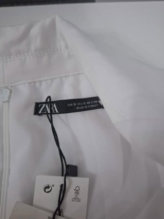 Vestido Blanco Zara Talla S
