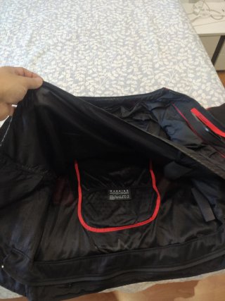 Chaqueta Alpinestars Moto Negra y Roja M
