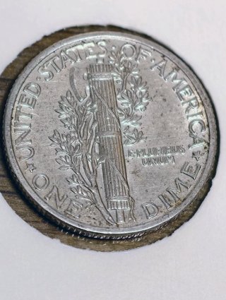 Moneda One Dime Mercury - Plata 1942 USA