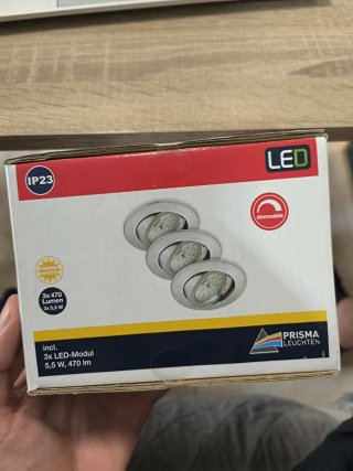 Focos LED empotrables Set 3