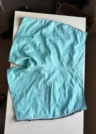 Nike pantaloncini mare turchese XXL fantasia blu