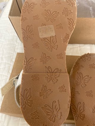 Sandalias Pisamonas blancas talla 37