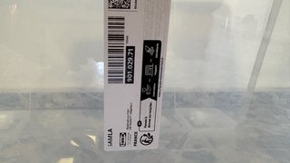 Caja de almacenaje con tapa
