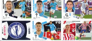 Lote cromos fútbol (59cromos)