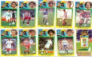 Lote cromos fútbol (59cromos)