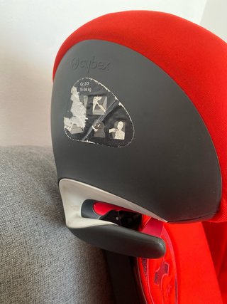 Silla Cybex Roja Grupo 2/3 para niños 15-36 kilos