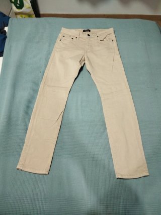 Pantalón beige hombre talla 30/S Jack and Jones