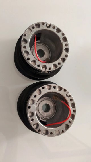 Dos Adaptadores Volante Aluminio 16mm