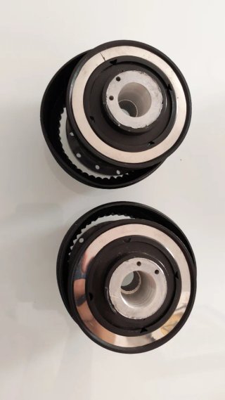Dos Adaptadores Volante Aluminio 16mm