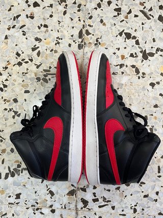 Tenis Nike Air Force 1 High Negros y Rojos