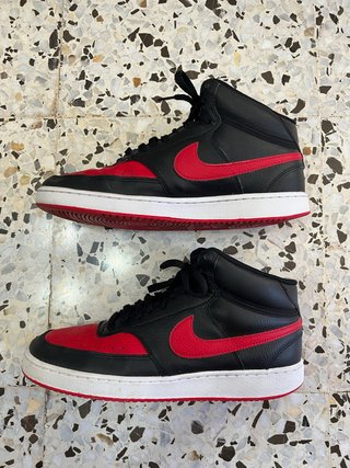 Tenis Nike Air Force 1 High Negros y Rojos