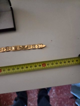 Conjunto Collar y Pulsera Chapados en Oro