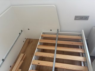 Diván IKEA Flekke Blanco y Gris