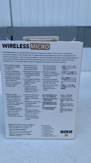 Micrófono Inalámbrico RØDE Wireless Micro
