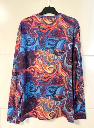 Camiseta Shein Estampado Psicodélico Talla M