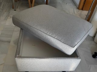 Funda KIVIK para puff Tibbleby Gris