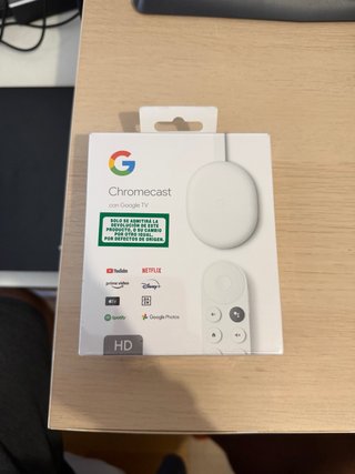 Google Chromecast HD con Google TV