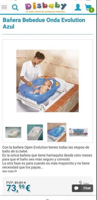 Bañera Bebé Evolutiva OKBABY con Soportes
