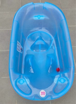 Bañera Bebé Evolutiva OKBABY con Soportes