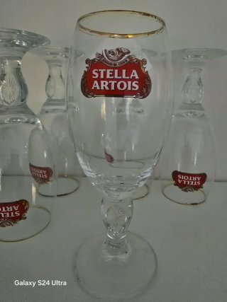 Calice Stella Artois Vetro Dorato