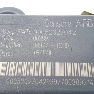 CENTRALITA AIRBAG FIAT FIAT TIPO II (357) FAM 2016-0