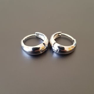 Pendientes de Plata Esterlina S925 Tipo Aro (185)