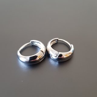 Pendientes de Plata Esterlina S925 Tipo Aro (185)