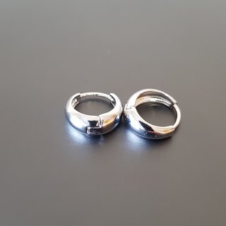 Pendientes de Plata Esterlina S925 Tipo Aro (185)