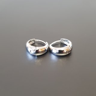 Pendientes de Plata Esterlina S925 Tipo Aro (185)