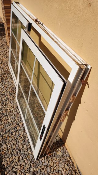Ventana aluminio blanco Climalit