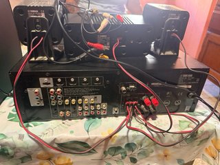 Amplificador y altavoces Yamaha