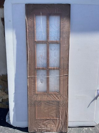 Puerta Artevi Sapelly Maciza Vidriera