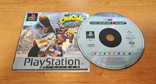 Crash Bandicoot 3 Warped PS1 Platinum PAL ESP