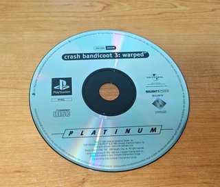 Crash Bandicoot 3 Warped PS1 Platinum PAL ESP
