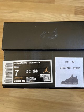 Bambas Jordan Flight Negras Talla 38