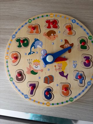 Puzzle Reloj Madera Infantil