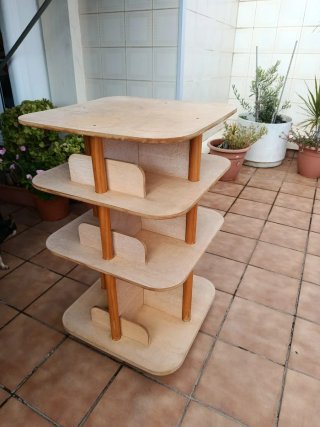 Estantería madera 4 niveles