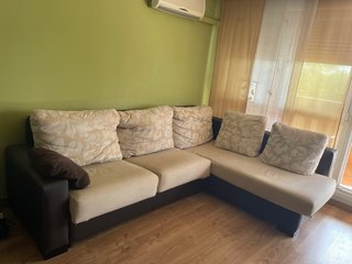 Cómodo Sofá-cama chaise longue
