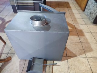 Estufa insertable de leña