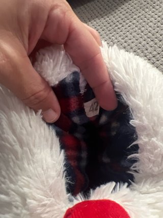 Zapatillas de casa oso polar Navidad.