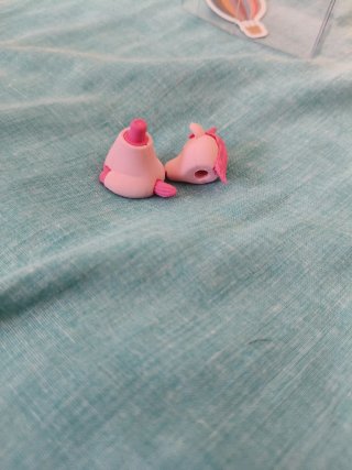 Goma de borrar unicornio rosa con pegatina