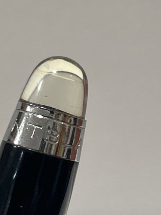 Bolígrafo Montblanc Negro y Plateado