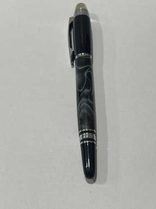Bolígrafo Montblanc Negro y Plateado