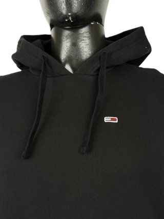 Tommy Jeans Felpa Uomo XS Nera Cotone Cappuccio