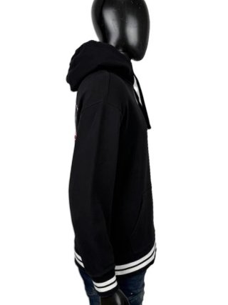 Tommy Jeans Felpa Uomo XS Nera Cotone Cappuccio
