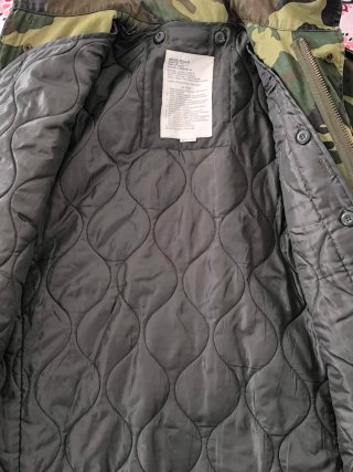 Chaqueta americana militar 3/4 camuflaje