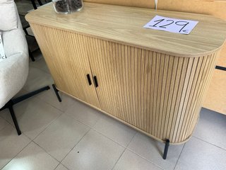 Aparador Curvo Madera y Metal