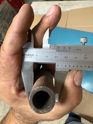Manillar de moto corto de 66cm