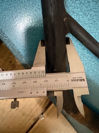 Manillar de moto corto de 66cm