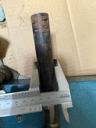Manillar de moto corto de 66cm